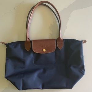 Longchamp Le Pliage Navy Tote